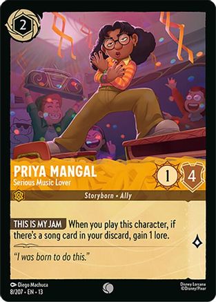 Priya Mangal - Serious Music Lover (13-008) (Cold Foil)