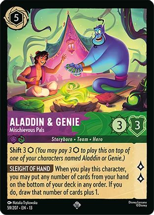 Aladdin & Genie - Mischievous Pals (13-059)