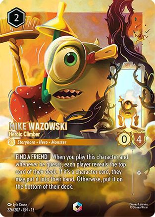 Mike Wazowski - Heroic Climber (Enchanted) (13-226) (Holofoil)