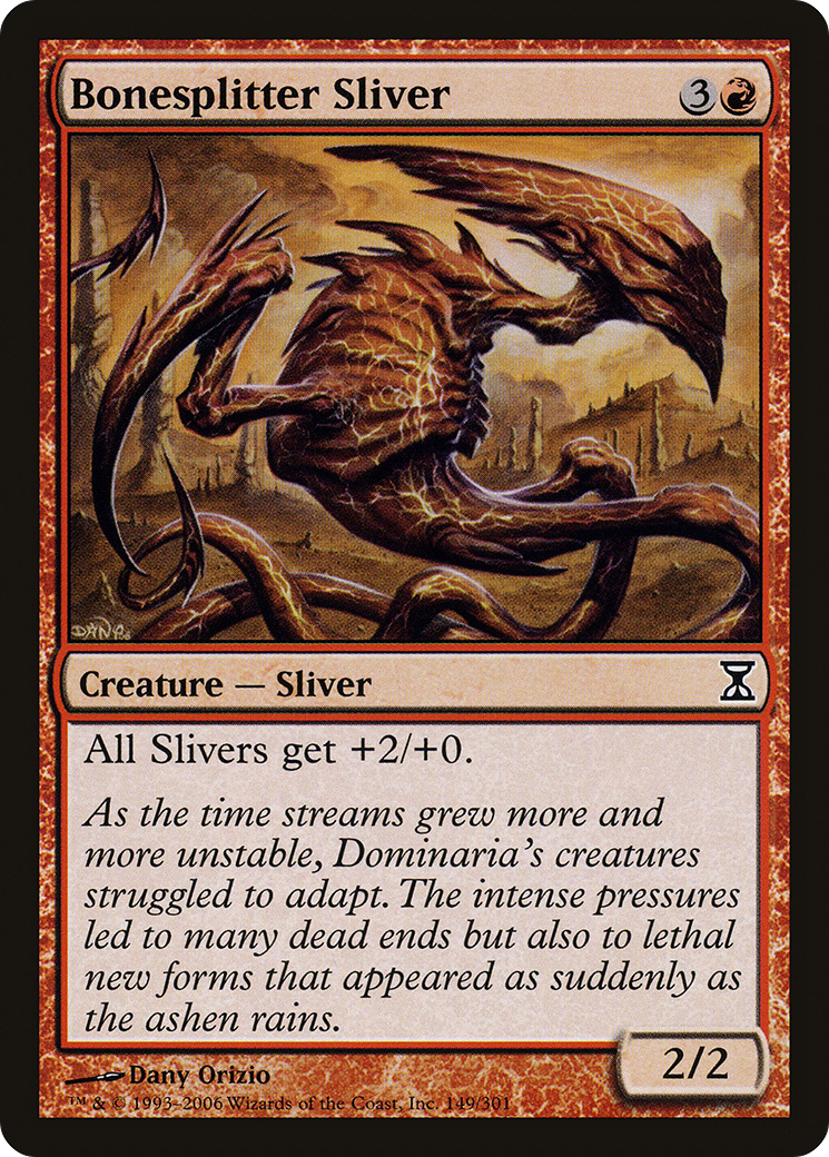 Bonesplitter Sliver (TSP-149) (Foil)