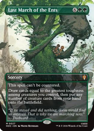 Last March of the Ents (Borderless) (HOC-027)