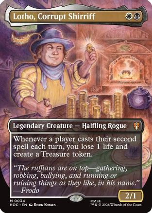Lotho, Corrupt Shirriff (Borderless) (HOC-034)