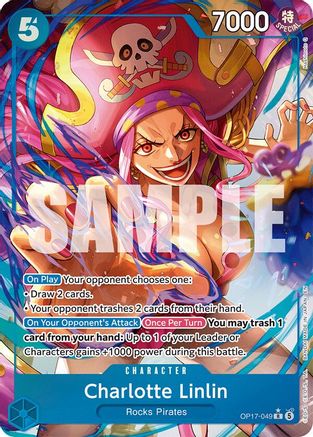 Charlotte Linlin (049) (Alternate Art) (OP17-049) (Foil)