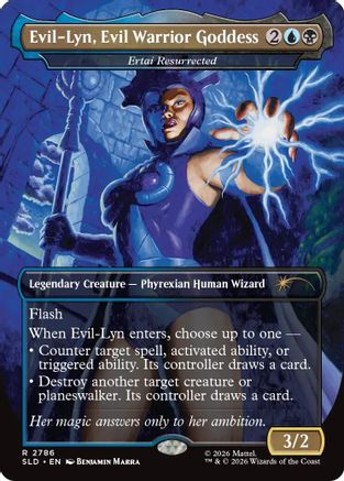 Evil-Lyn, Evil Warrior Goddess - Ertai Resurrected (SLD-2786) (Foil)