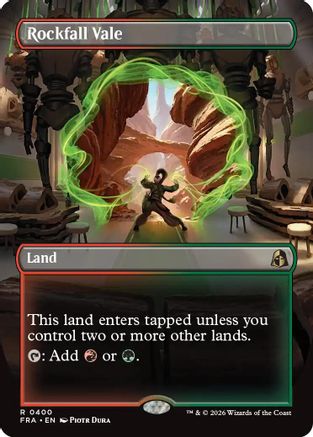 Rockfall Vale (Borderless) (FRA-400) (Foil)