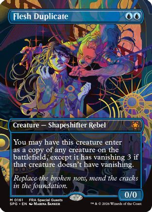 Flesh Duplicate (Borderless) (SPG-161) (Foil)