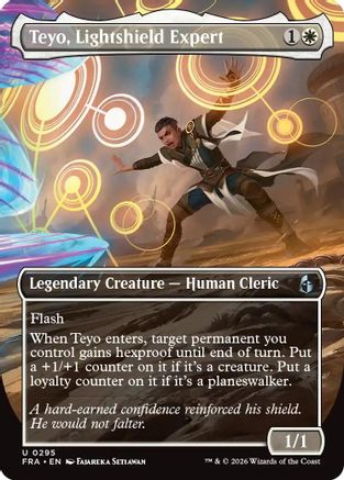 Teyo, Lightshield Expert (Borderless) (FRA-295) (Foil)