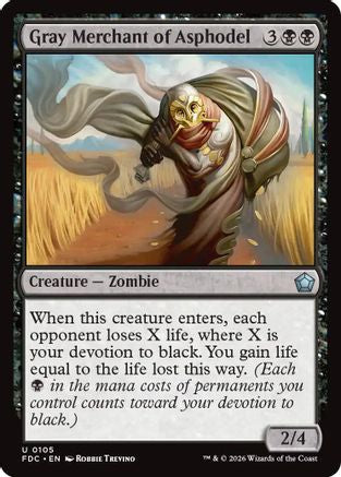 Gray Merchant of Asphodel (FDC-105)