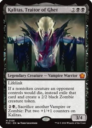 Kalitas, Traitor of Ghet (FDC-108)