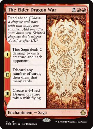 The Elder Dragon War (FDC-156)