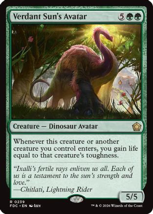 Verdant Sun's Avatar (FDC-239)