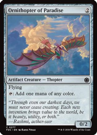 Ornithopter of Paradise (FDC-277)