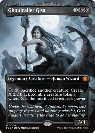 Ghoulcaller Gisa (Borderless) (FDC-006) (Foil)