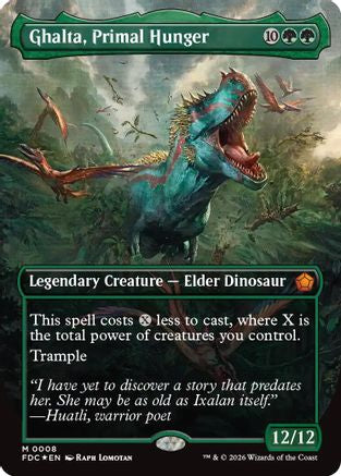 Ghalta, Primal Hunger (Borderless) (FDC-008) (Foil)