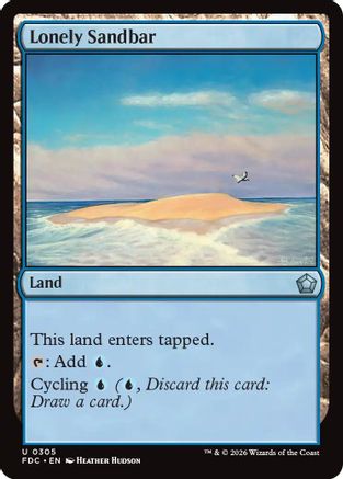 Lonely Sandbar (FDC-305)