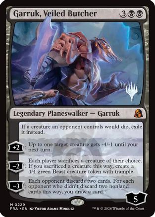 Garruk, Veiled Butcher (PPFRA-229) (Foil)