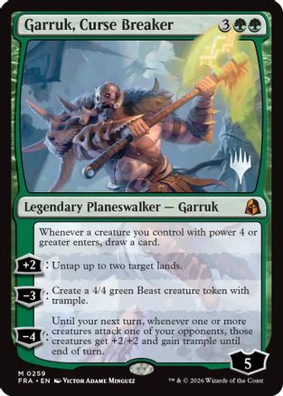 Garruk, Curse Breaker (PPFRA-259) (Foil)