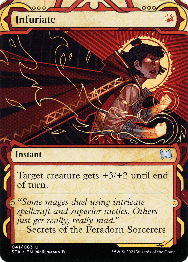 Infuriate (STA-41E) (Borderless) (Etched Foil)