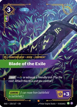 Blade of the Exile (RAD-150) (Foil)