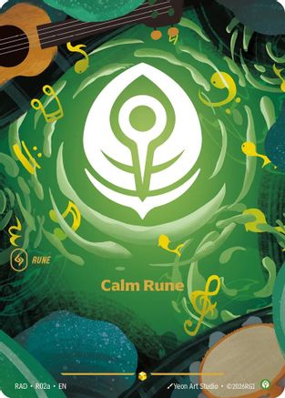 Calm Rune (R02a) (RAD-R02a) (Foil)