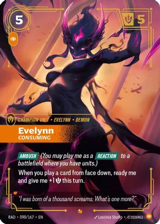 Evelynn, Consuming (RAD-090) (Foil)