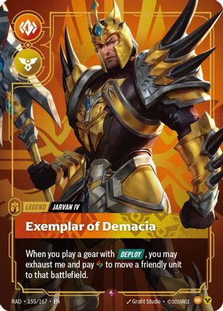 Jarvan IV, Exemplar of Demacia (RAD-155) (Foil)