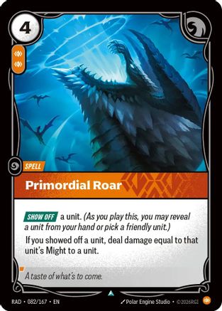 Primordial Roar (RAD-082) (Foil)