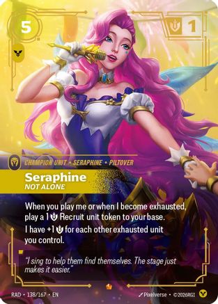 Seraphine, Not Alone (RAD-138) (Foil)
