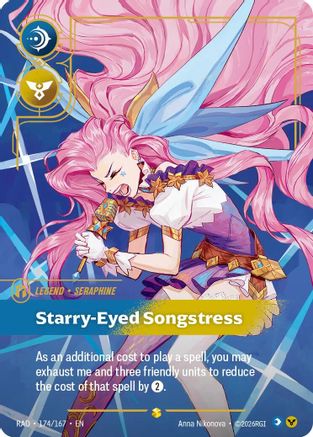 Seraphine, Starry-Eyed Songstress (Overnumbered) (RAD-174) (Foil)