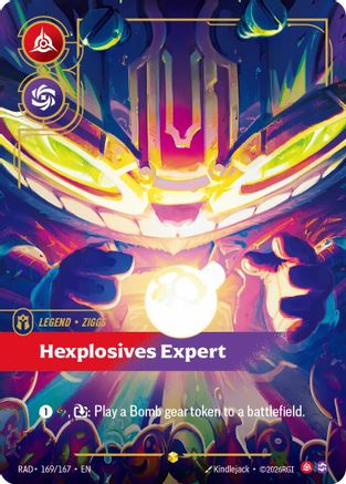 Ziggs, Hexplosives Expert (Overnumbered) (RAD-169) (Foil)