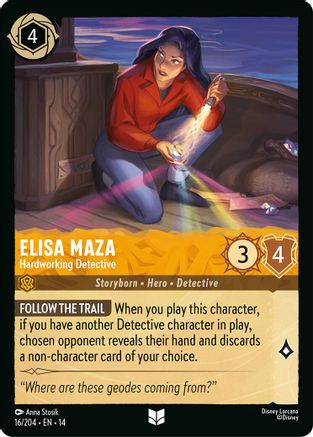 Elisa Maza - Hardworking Detective (14-016) (Cold Foil)