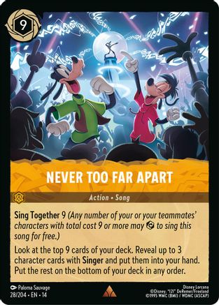 Never Too Far Apart (14-028)
