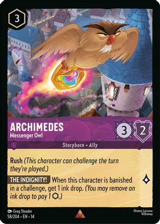 Archimedes - Messenger Owl (14-058) (Cold Foil)