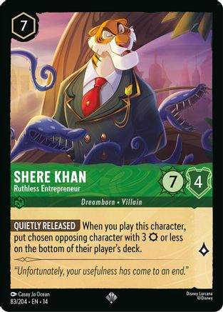 Shere Khan - Ruthless Entrepreneur (14-083)