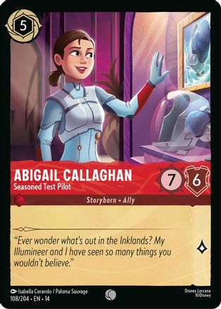 Abigail Callaghan - Seasoned Test Pilot (14-108)