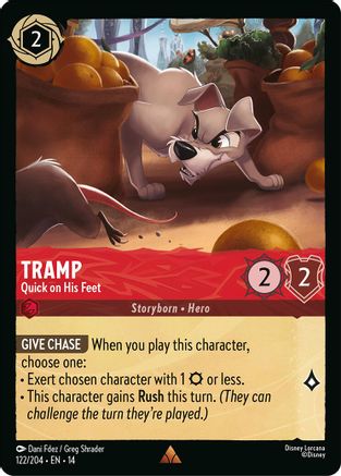 Tramp - Quick on His Feet (14-122) (Cold Foil)