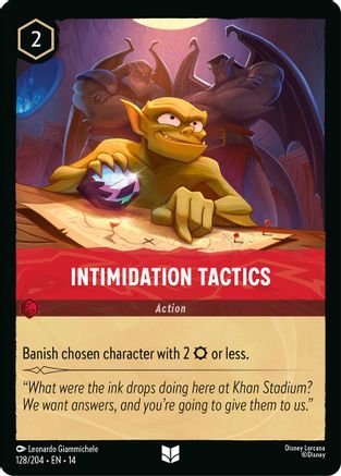 Intimidation Tactics (14-128)