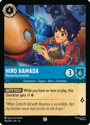 Hiro Hamada - Pioneering Inventor (14-150) (Cold Foil)