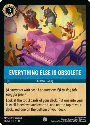Everything Else Is Obsolete (14-163) (Cold Foil)