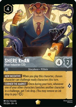 Shere Khan - Khan Industries CEO (14-195) (Cold Foil)