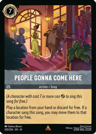 People Gonna Come Here (14-200) (Cold Foil)