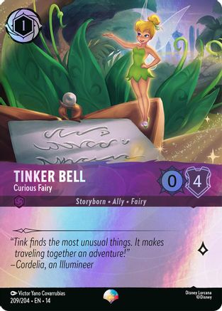 Tinker Bell - Curious Fairy (Epic) (14-209) (Holofoil)