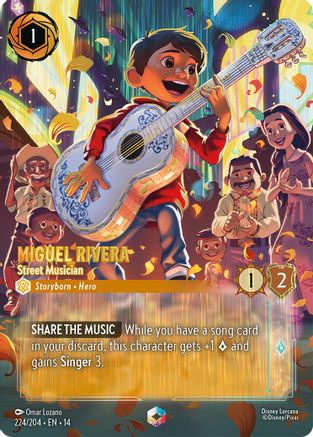 Miguel Rivera - Street Musician (Enchanted) (14-224) (Holofoil)