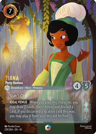 Tiana - Party Hostess (Enchanted) (14-239) (Holofoil)