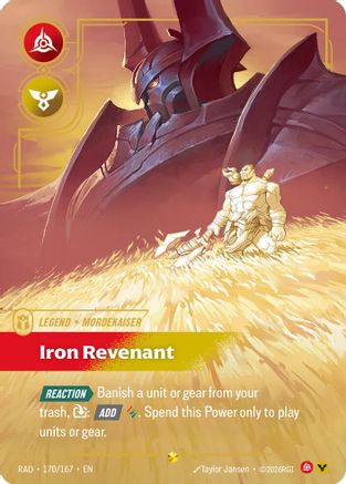 Mordekaiser, Iron Revenant (Overnumbered) (RAD-170) (Foil)