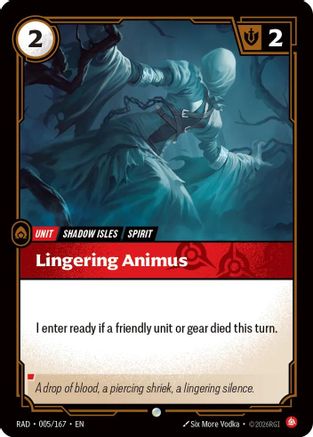 Lingering Animus (RAD-005)
