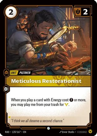Meticulous Restorationist (RAD-120)