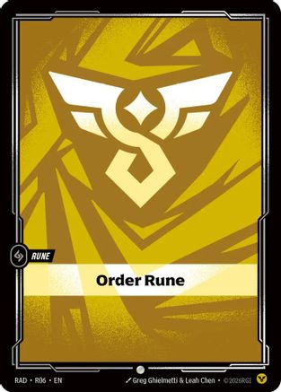Order Rune (RAD-R06)