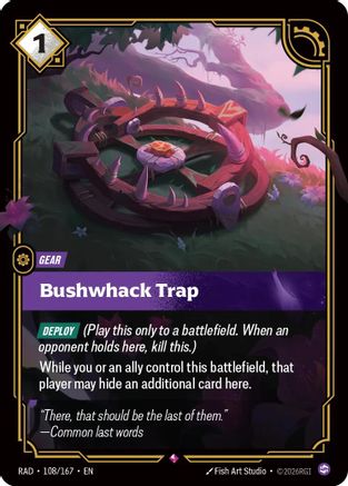 Bushwhack Trap (RAD-108) (Foil)