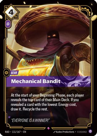 Mechanical Bandit (RAD-111) (Foil)
